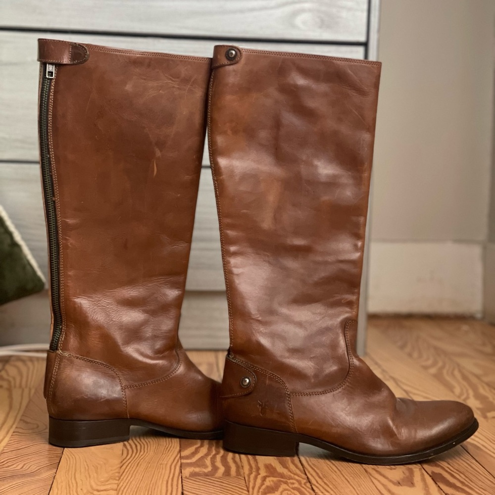 Melissa Button Back Frye Boots women's